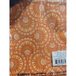 Fractals Orange Radial Boundless fabric 2 yard NIP Craftsy